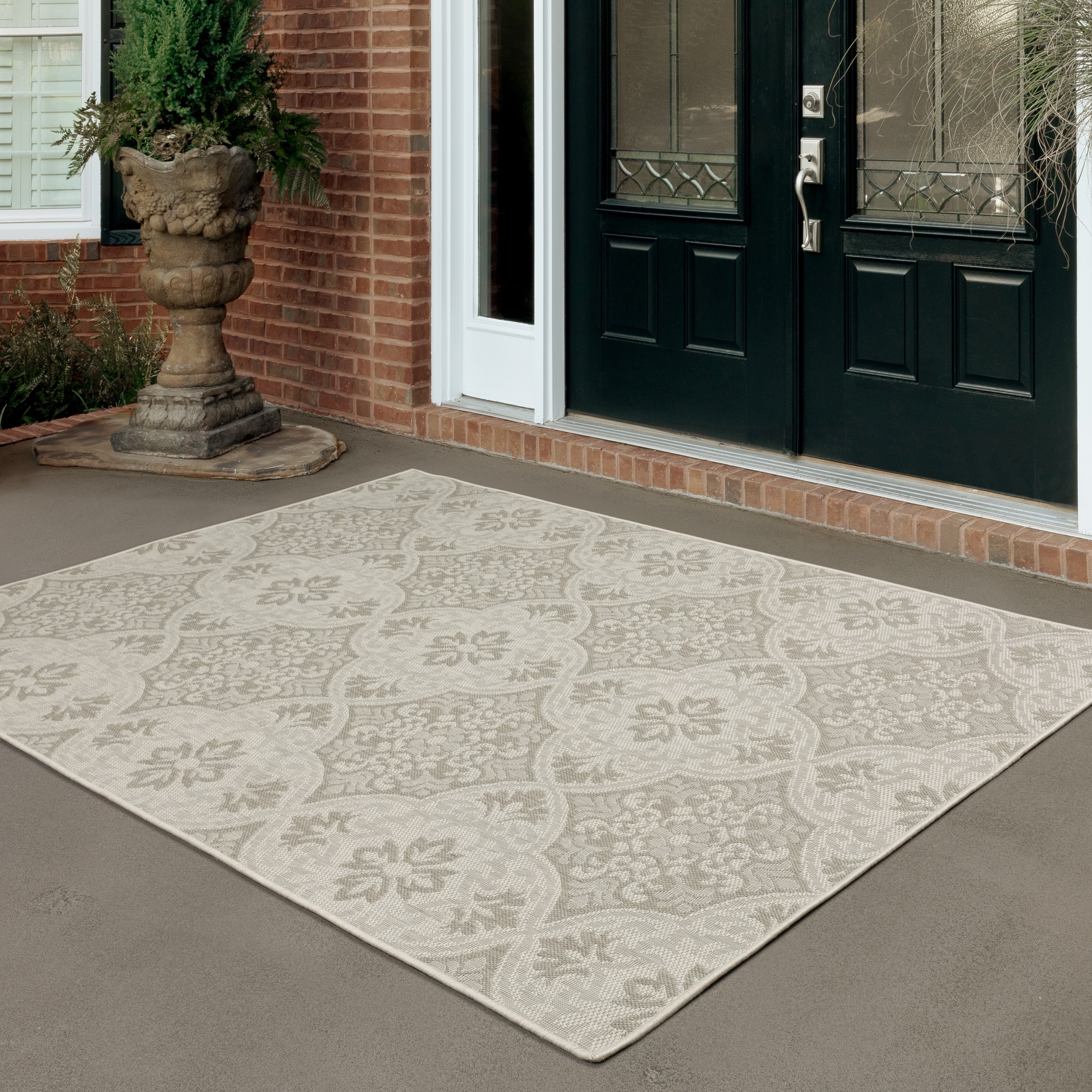 Palmetto Moroccan Trellis Indoor Outdoor Area Rug