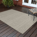 Palmetto Primative Tribal Indoor Outdoor Area Rug