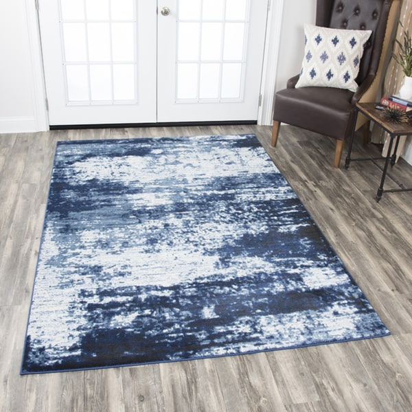 Panache Ivory Abstract Area Rug 710 X 1010