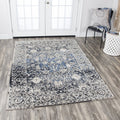 Rizzy Home Panache Taupe Motif Area Rug 33 X 53 33 X 53