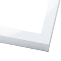 Panoramic Minimalist Shadow Box White Picture Frame Uv Acrylic Backing Hanging Hardware