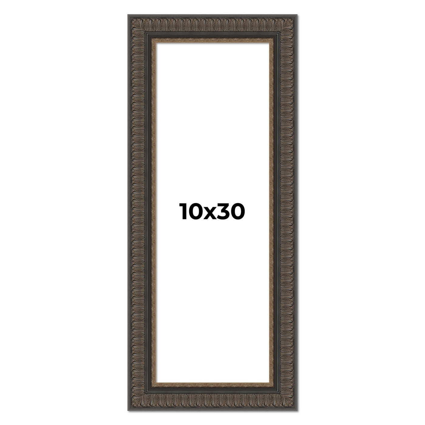 Panoramic Museum Brown Picture Frame Uv Acrylic Foam Board Backing Hanging Hardware