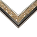 Panoramic Ornate Silver Picture Frame Uv Acrylic Foam Board Backing Hanging Hardware