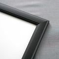 Panoramic Refined Black Picture Frame Uv Acrylic Foam Board Backing Hanging Hardware