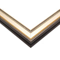 Panoramic Refined Silver Picture Frame Uv Acrylic Foam Board Backing Hanging Hardware
