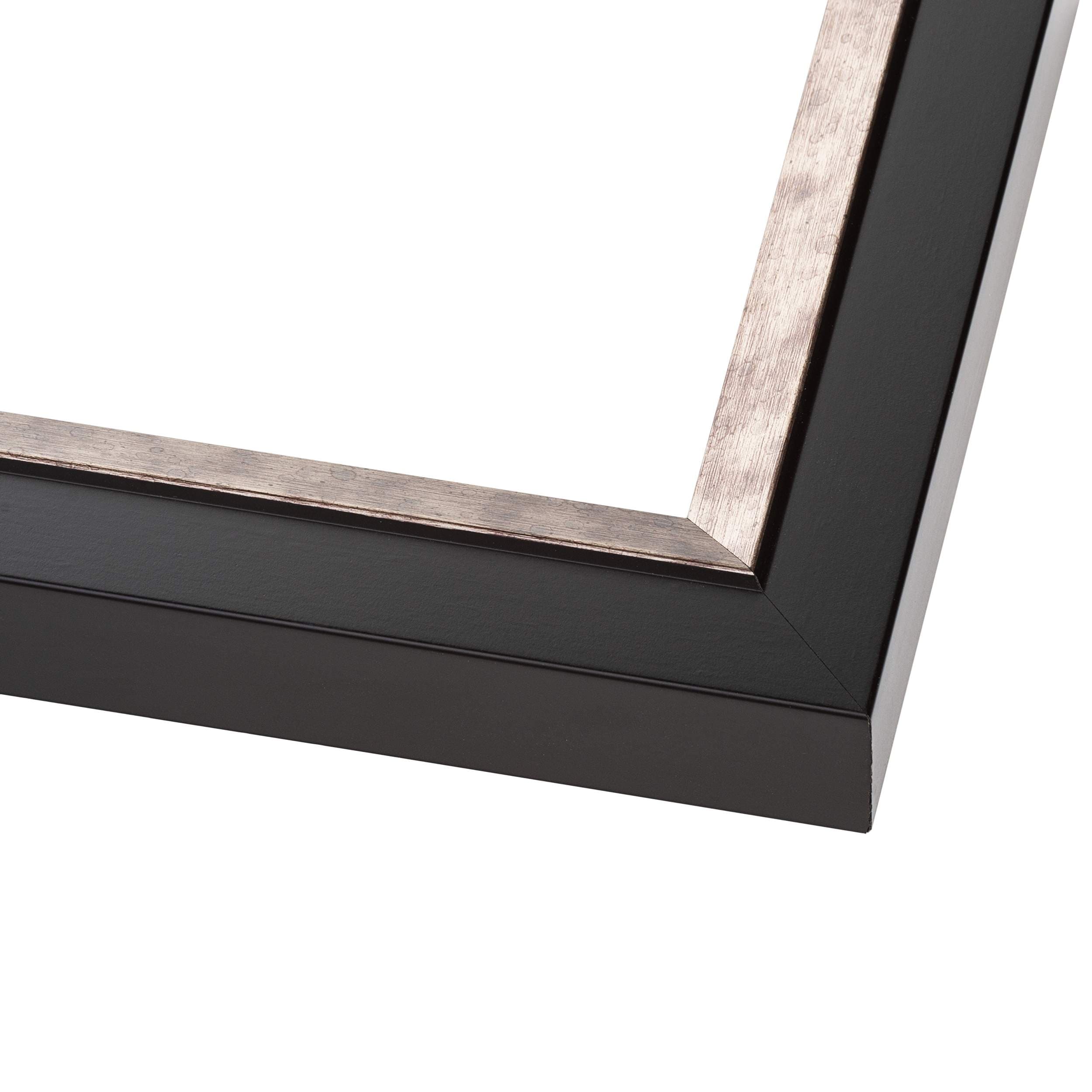Panoramic Simple Silver Picture Frame Uv Acrylic Foam Board Backing Hanging Hardware