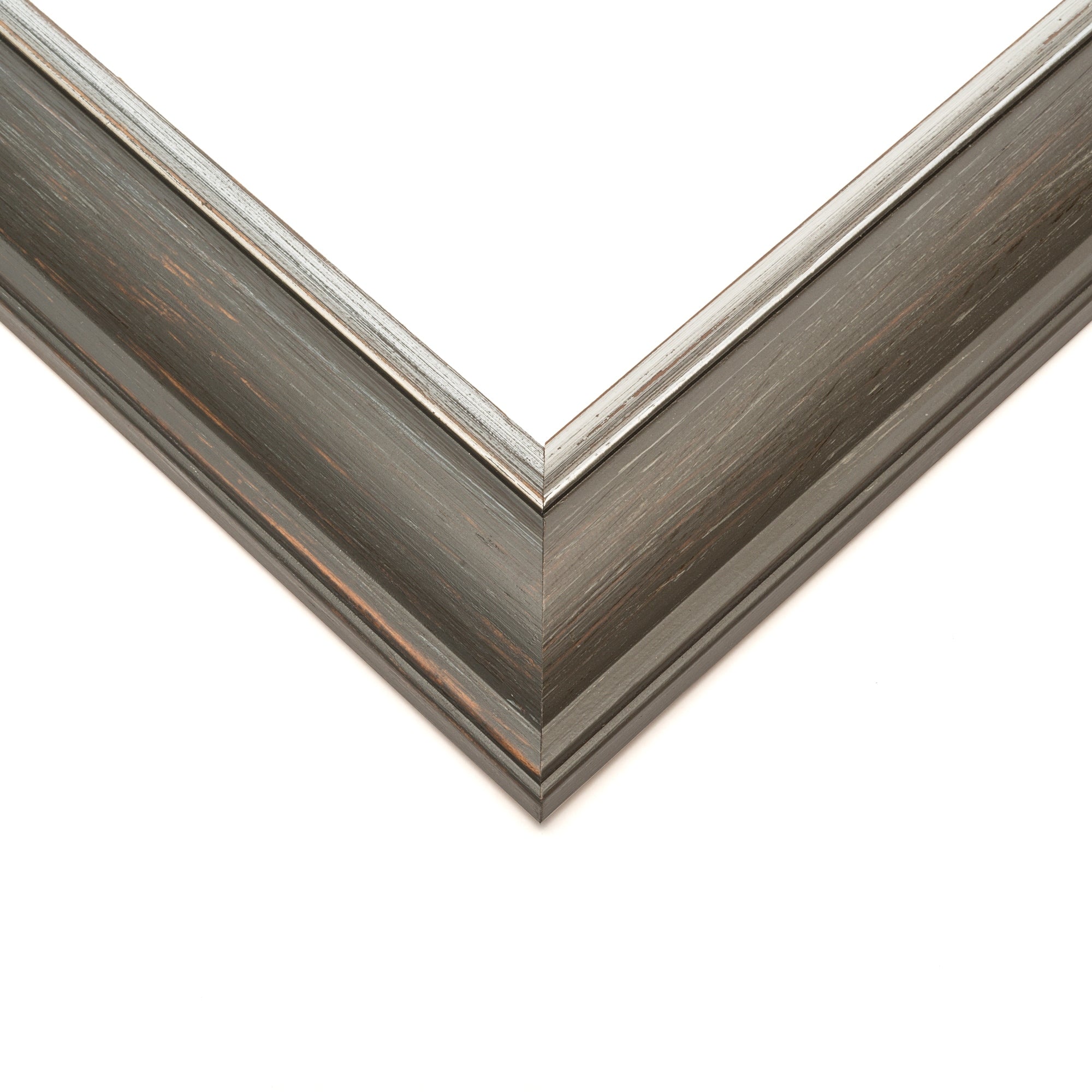 Panoramic Weathered Black Picture Frame Uv Acrylic Foam Board Backing Hanging Hardware