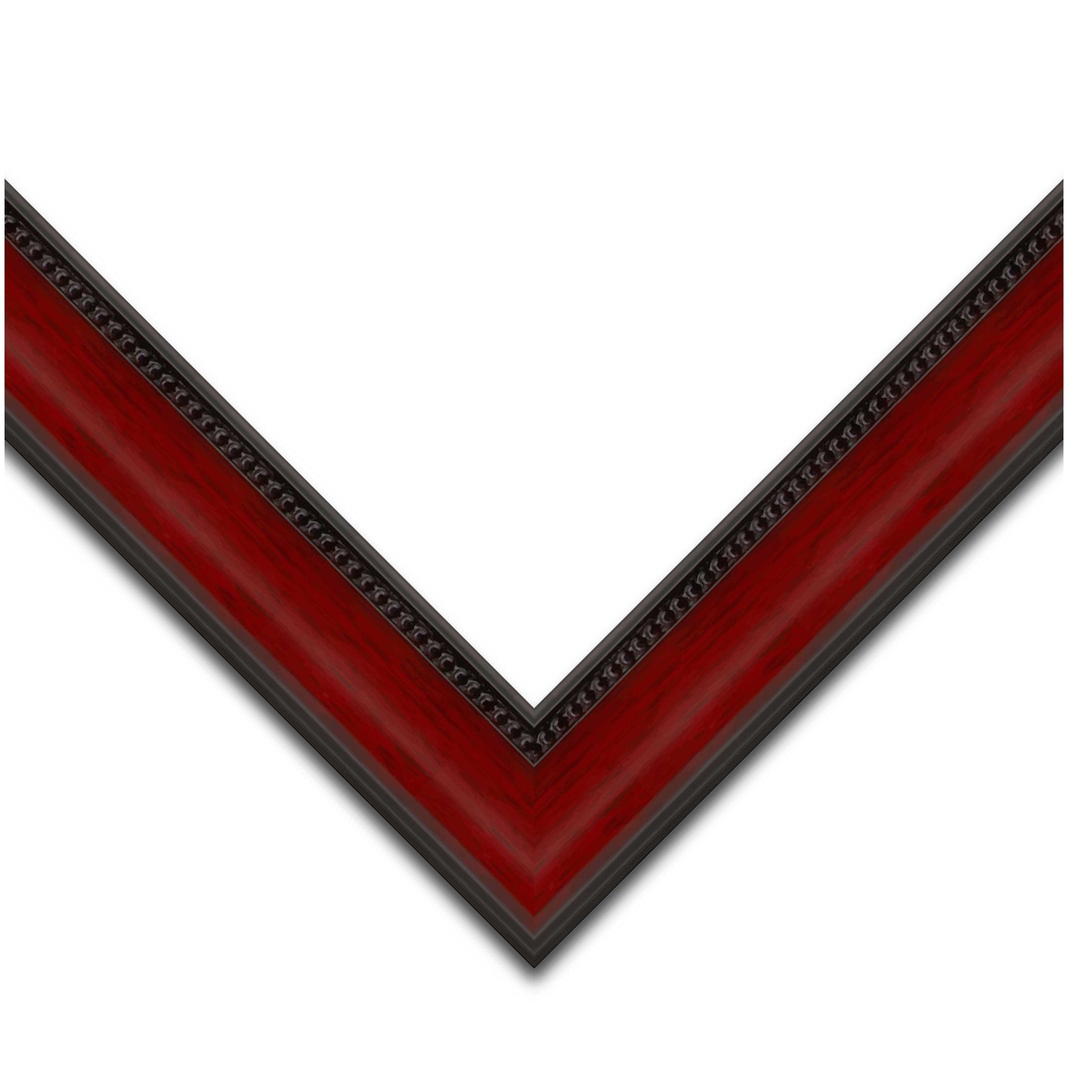 Panoramic Weathered Red Picture Frame Uv Acrylic Foam Board Backing Hanging Hardware