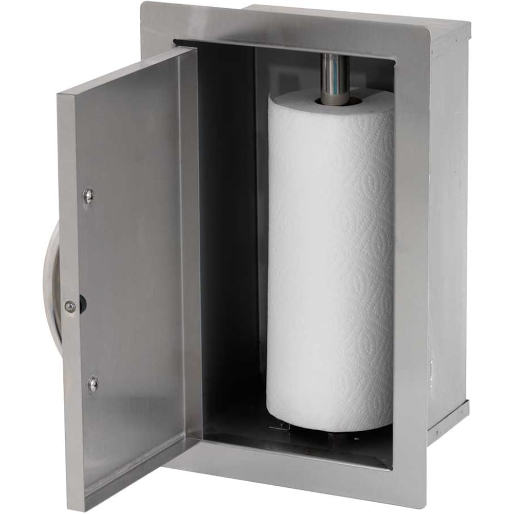 Cal Flame Built In Stainless Steel Paper Towel Storage Cabinet Stainless Steel