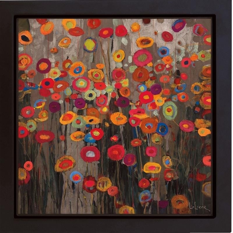 Parade By Don Li Leger Black Floater Framed Canvas Giclee Art 20 In X 20 In Ready To Hang