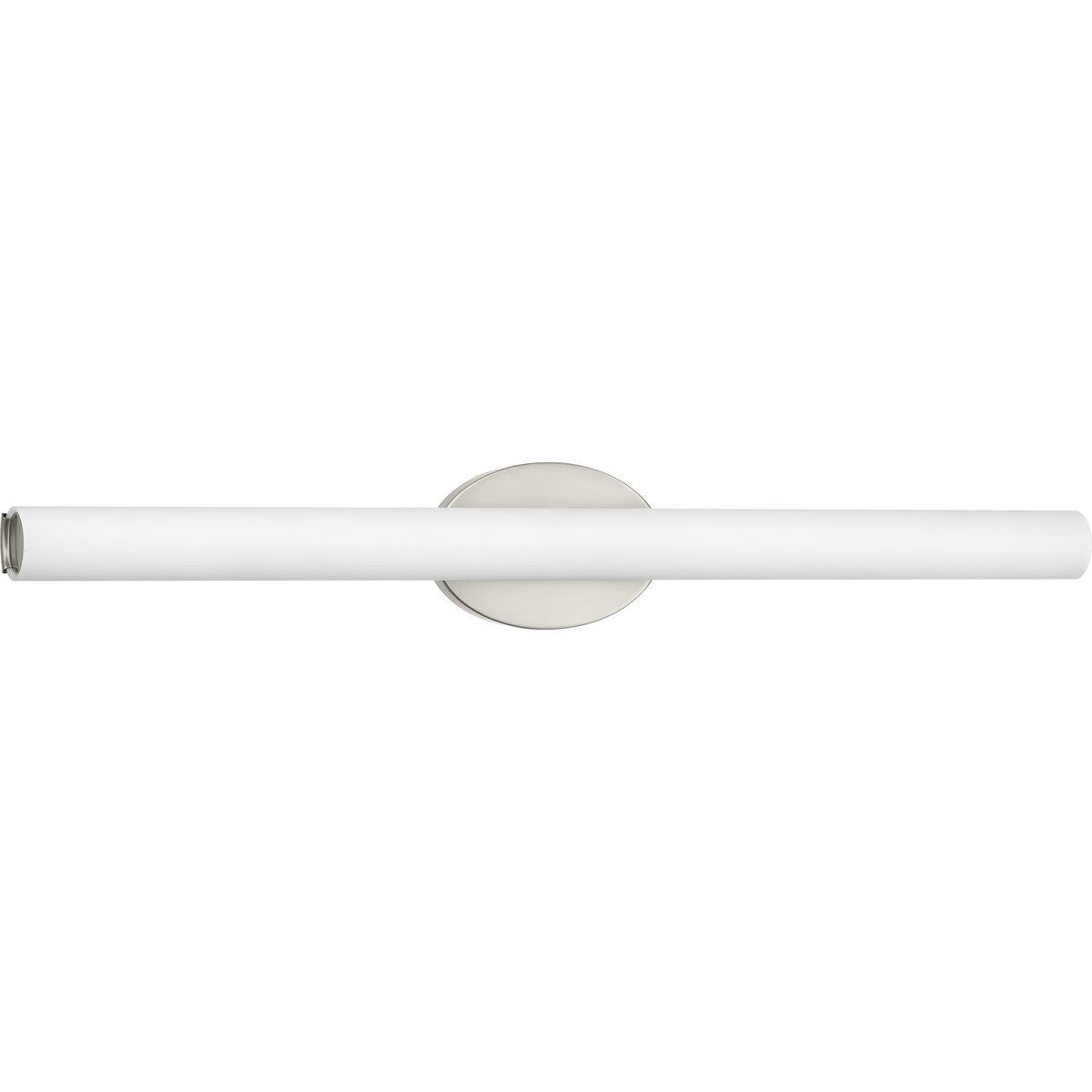 Progress Lighting Parallel Grey Steel Glass 32 Inch Linear Led Bath And Vanity Light