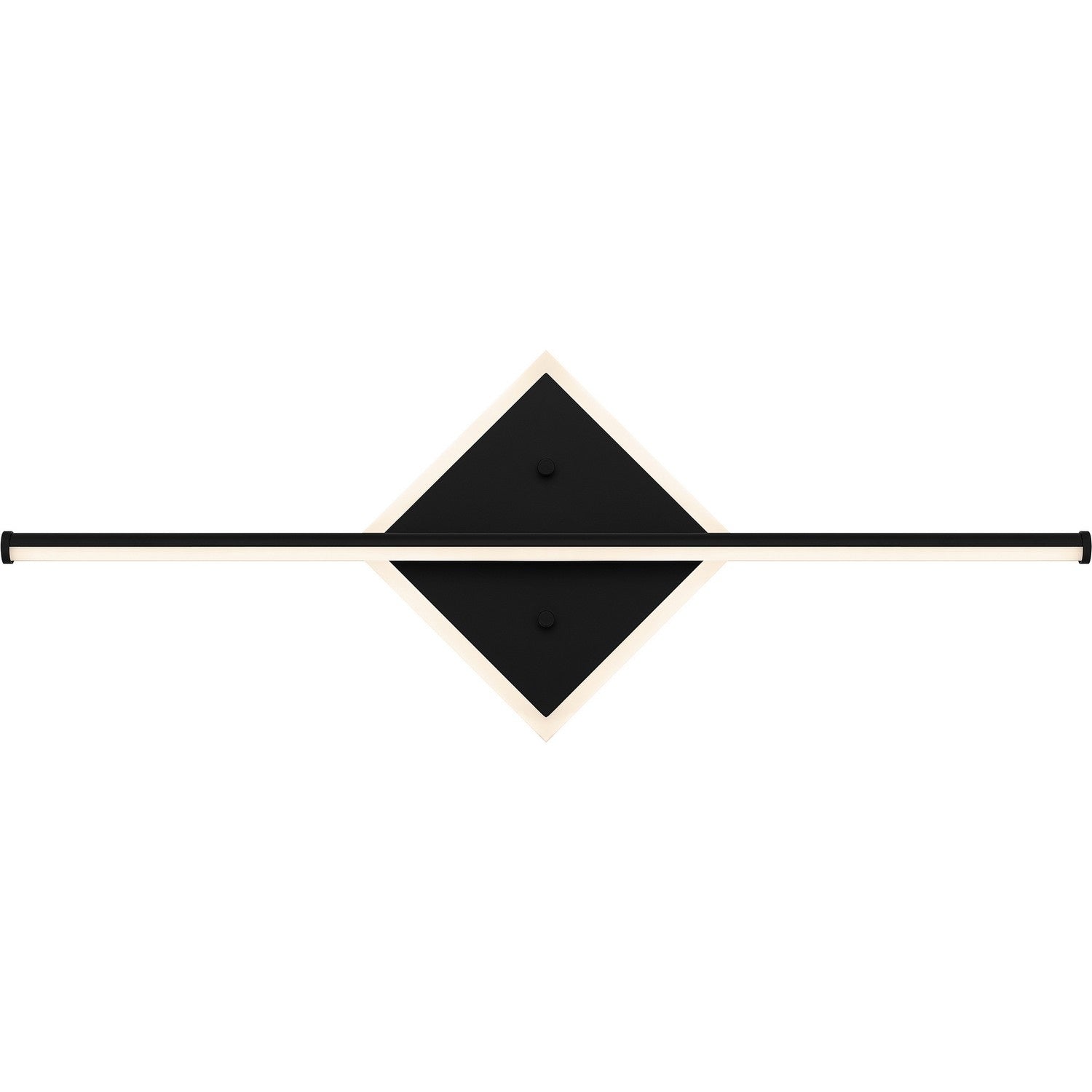 Parcelle Led Bathroom Vanity Light In Matte Black