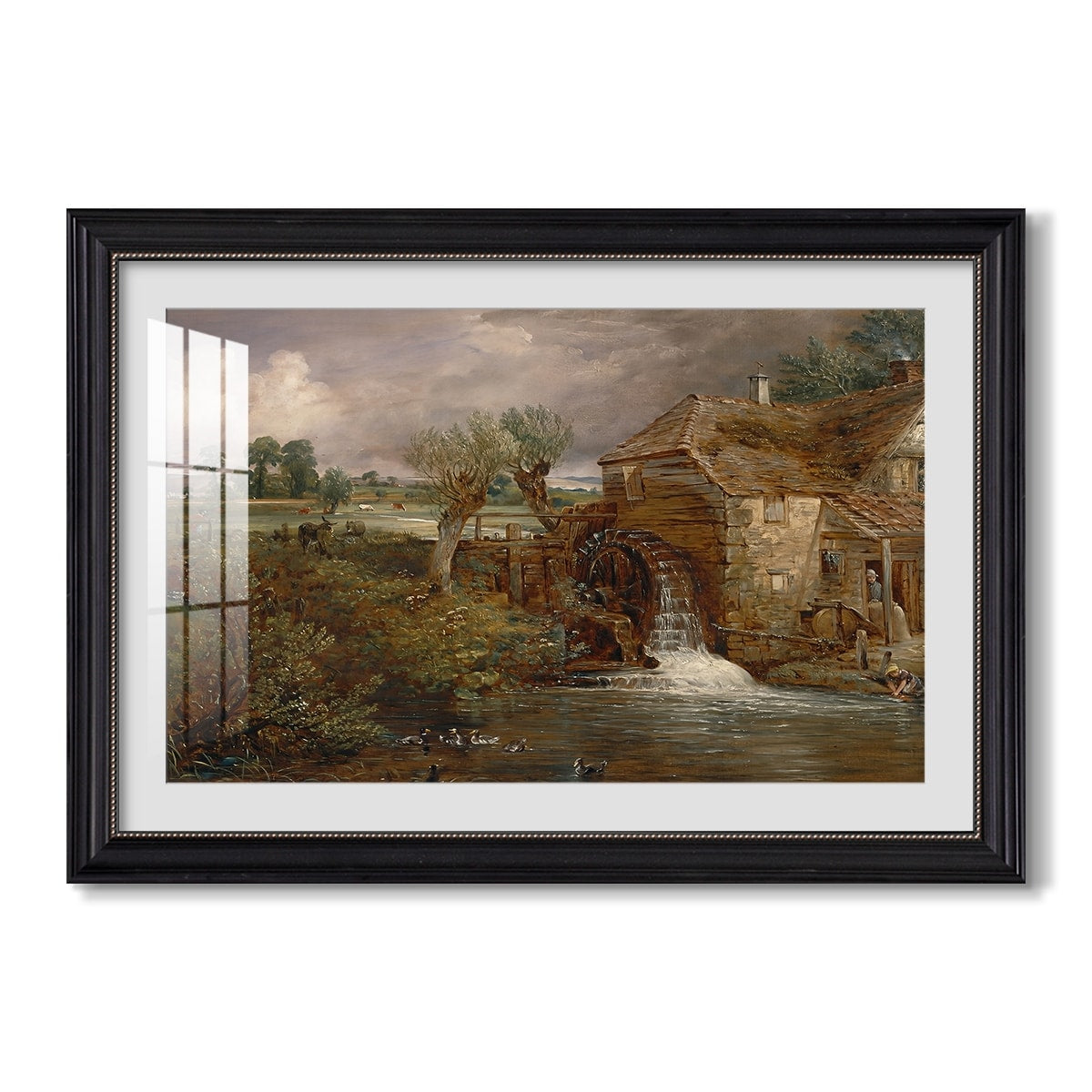 Parham Mill Gillingham 1826 John Constable Custom Framed Print