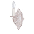 Crystorama Paris Market Collection 1 Light Antique White Wall Sconce
