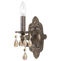 Crystorama Paris Market Collection 1 Light Venetian Bronze Wall Sconce
