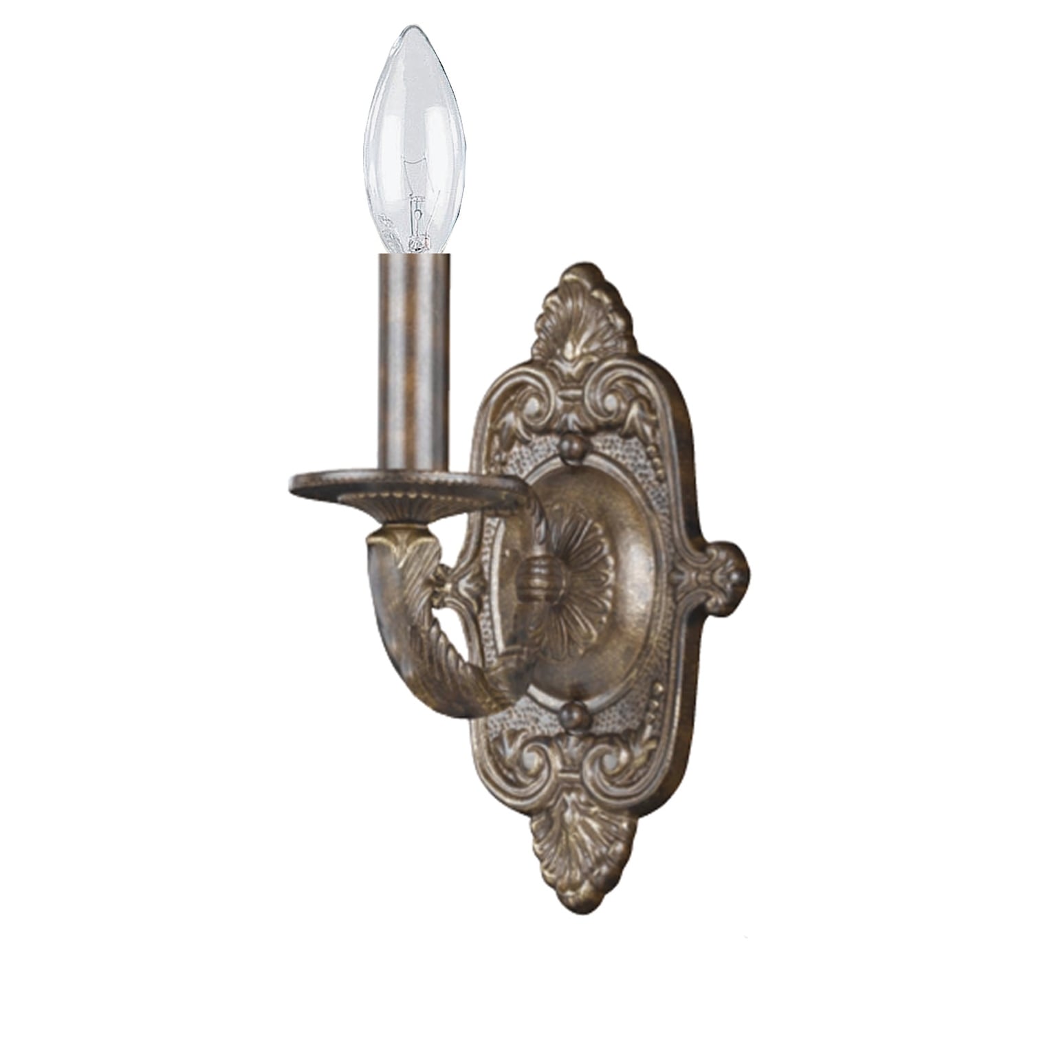 Crystorama Paris Market Collection 1 Light Venetian Bronze Wall Sconce