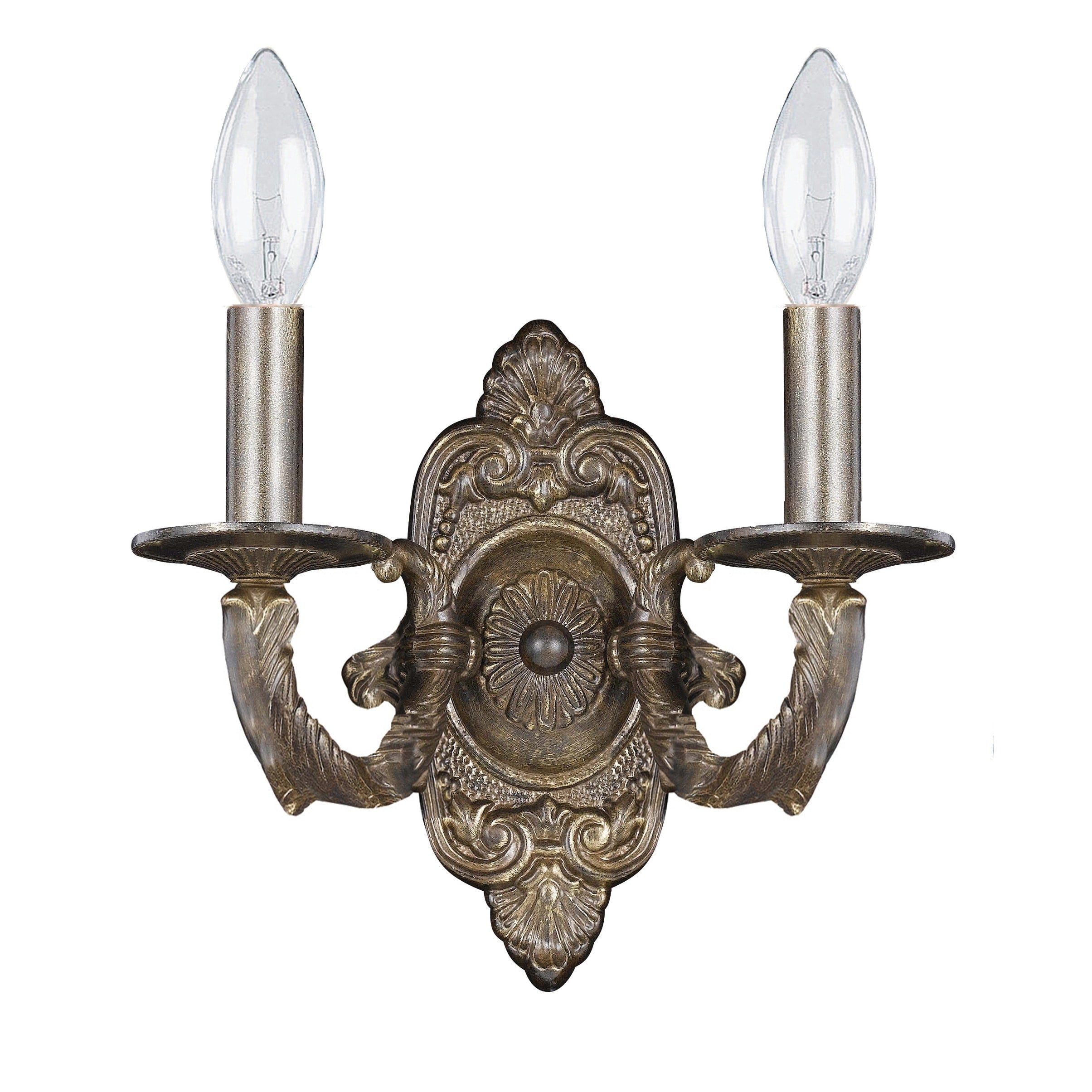 Crystorama Paris Market Collection 2 Light Venetian Bronze Wall Sconce