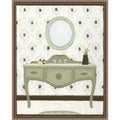 Parisian Bath No. 2 By June Erica Vess Framed Canvas Wall Art Print
