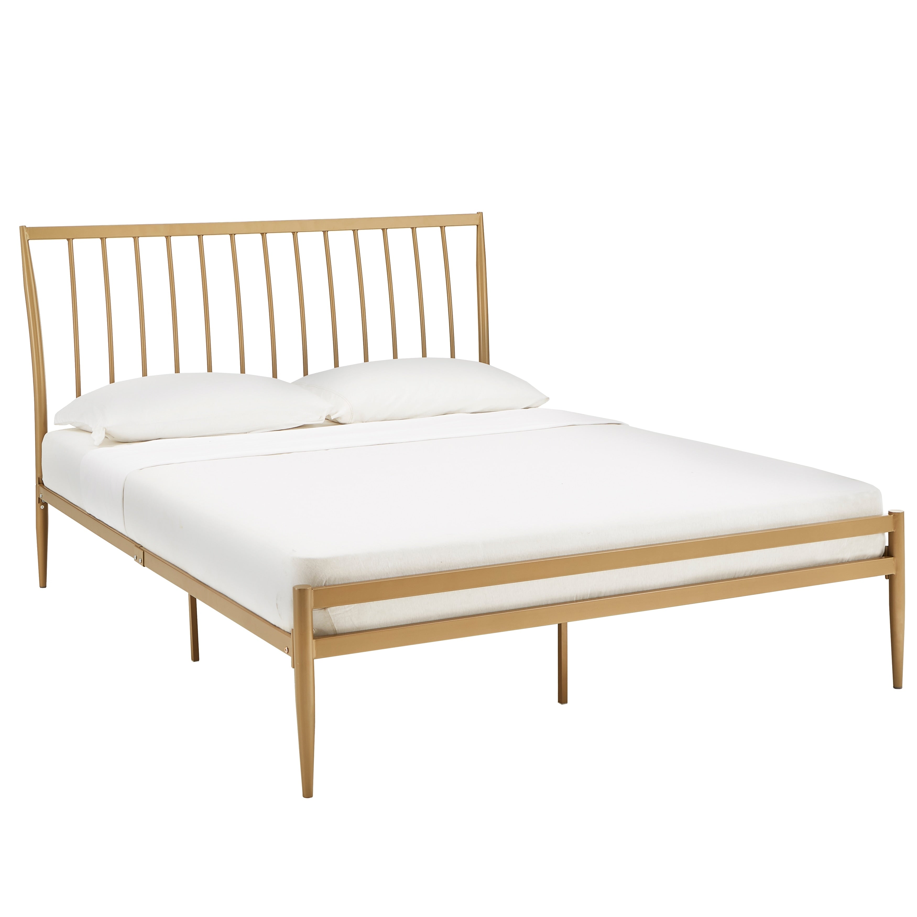 Parkcrest Gold Finish Metal Bed By Inspire Q Bold