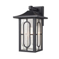 Parkdale 14.5 High 1 Light Outdoor Sconce Black 14.5 Inch Tall