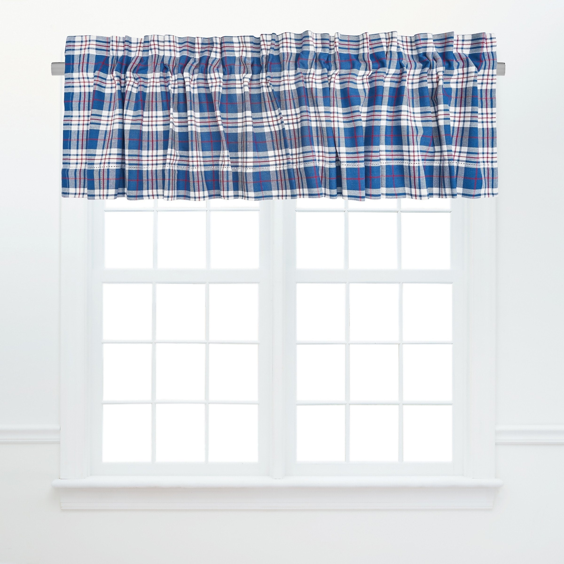 Parker Plaid Valance Set Of 2 15.5 X 72