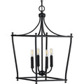 Parkhurst Collection Black Four Light Foyer 7.09 X 18.31 X 18.31