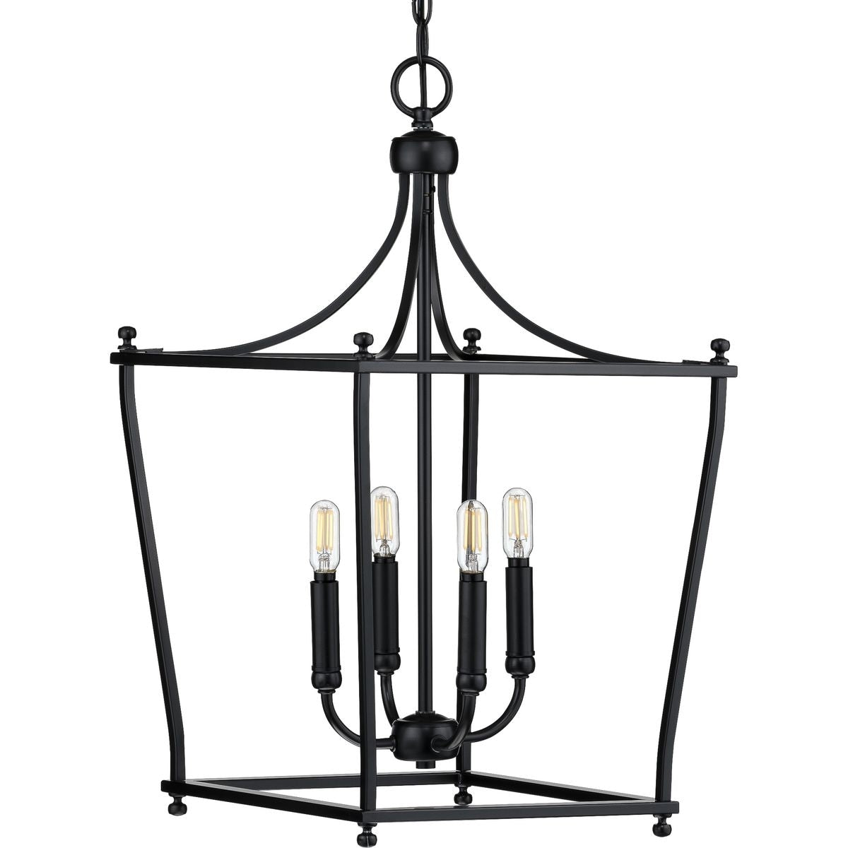 Parkhurst Collection Black Four Light Foyer 7.09 X 18.31 X 18.31