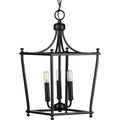 Parkhurst Collection Black Three Light Foyer 9.45 X 13.98 X 13.98