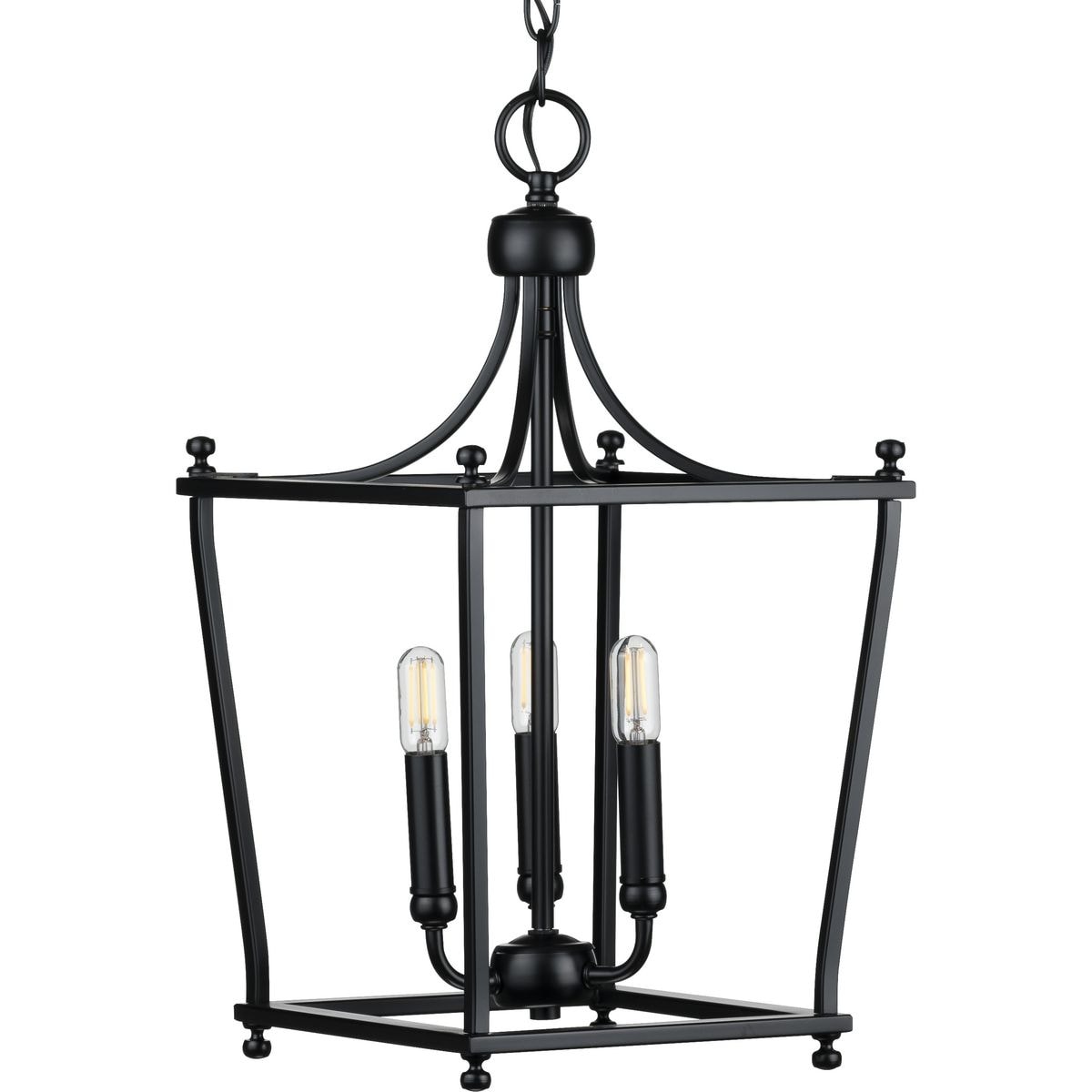 Parkhurst Collection Black Three Light Foyer 9.45 X 13.98 X 13.98