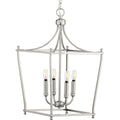 Parkhurst Collection Brushed Nickel Four Light Foyer 7.09 X 18.31 X 18.31