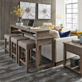 Parkland Falls Console And Stool 4 Piece Set
