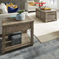 Parkland Falls Weathered Taupe 3 Piece Table Set