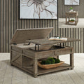 Parkland Falls Weathered Taupe Option 3 Piece Table Set