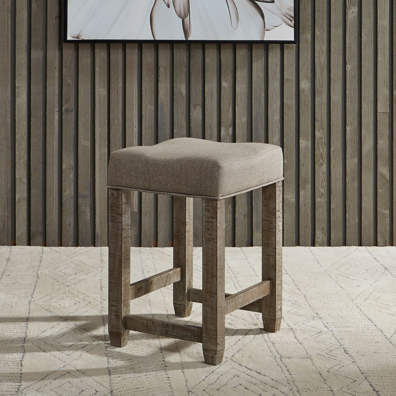 Parkland Falls Weathered Taupe Console Stools