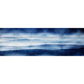 Parvez Taj Blue Mountains Painting Print On White Wood