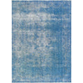 Pasargad Blue Vintage Overdyes Hand Knotted Wool Rug 9 7 X 13 9