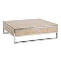 Pasargad Home Arden Square Modern Coffee Table With 2 Drawers W36 X D36 X H12