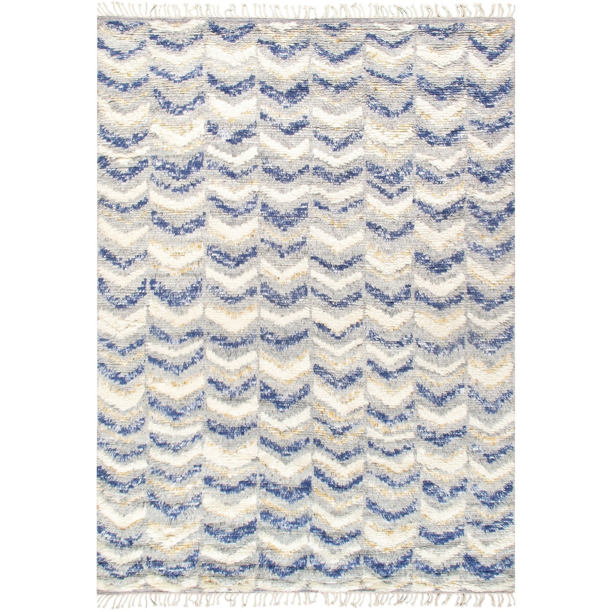 Pasargad Home Casablanca Moroccan Collection Hand Knotted Wool Area Rug
