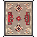 Pasargad Home Kilim Collection Hand Woven Wool Grey Rug N A