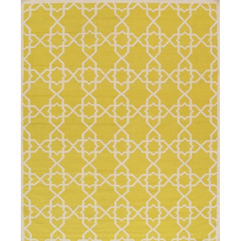 Pasargad Home Kilim Style Hand Knotted Lambs Wool Area Rug 6 0 X 9 0 6 0 X 9 0