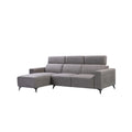 Pasargad Home Modern Hoyo Collection L Shaped 3 Seater And Chaise Sofa
