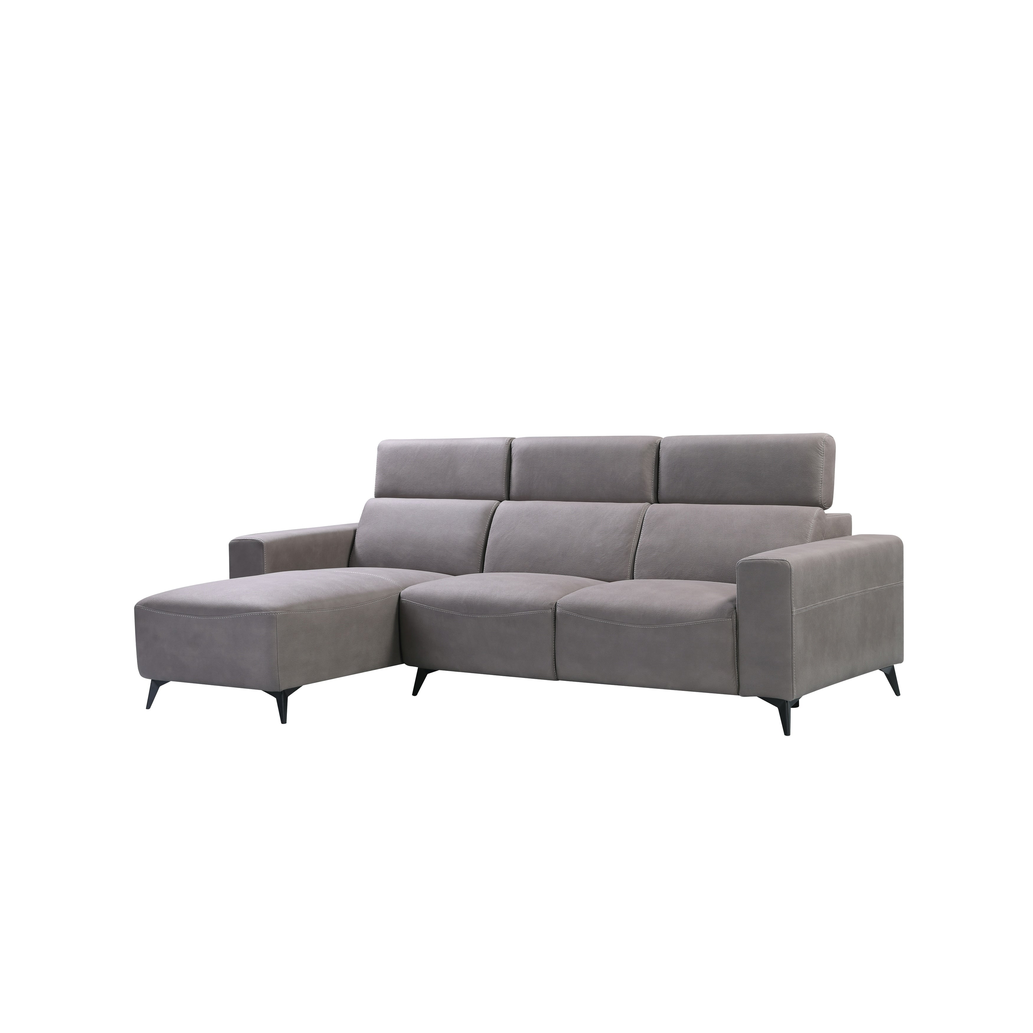 Pasargad Home Modern Hoyo Collection L Shaped 3 Seater And Chaise Sofa