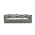 Pasargad Vicenza Collection Velvet Tufted Sofa