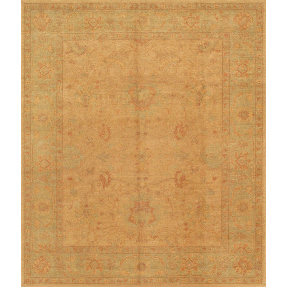 Pasargad Turkish Oushak Hand Knotted Beige L.Gray Wool Rug 8 X 10