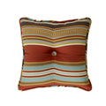 Striped 18 Inch Tufted Pillow