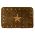 Hiend Accents Star Dark Chocolate Acrylic Bath Rug 2 X 3 2 X 3