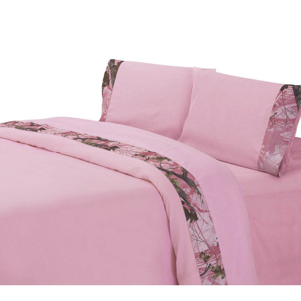 Hiend Accents Camo Sheet Set Pink