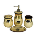 Hiend Accents 4 Piece Bear Bathroom Set