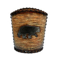 Hiend Accents Rustic Bear Waste Basket