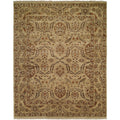 Pasha Antique Gold Hand Knotted Wool Area Rug